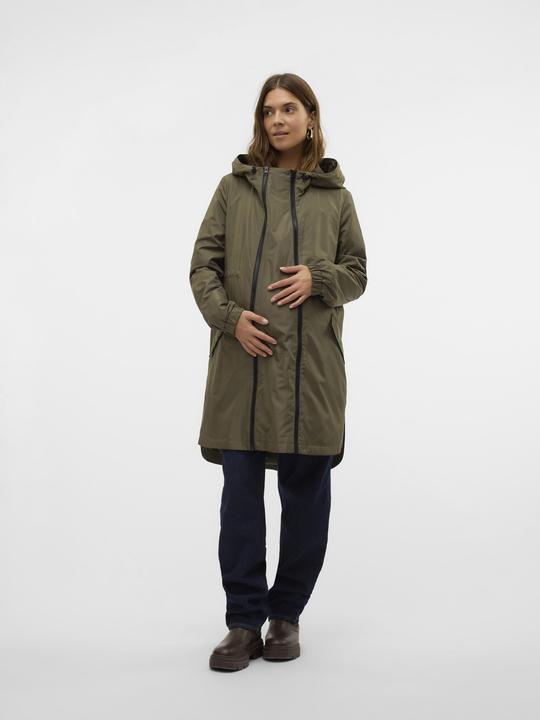 Actual product image Mamalicious Stand-up collar Elasticated cuffs Coat jacket (L)