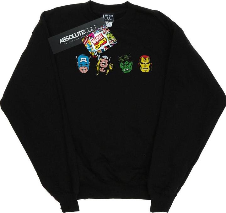 Produktbild Avengers Comic Heads Sweatshirt (XL)