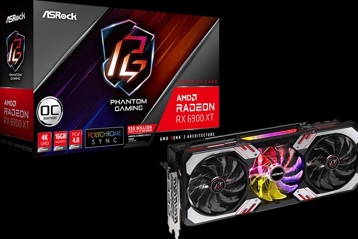 Image du produit AsRock RX 6900XT Phantom Gaming (16 Go)
