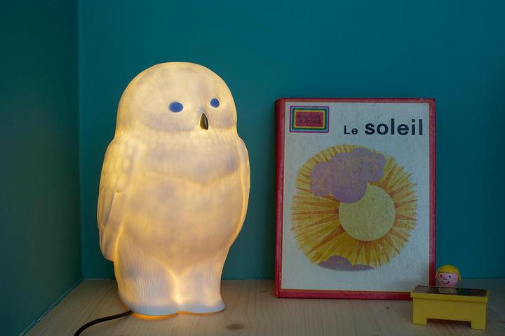 Produktbild Goodnight Light Akira the Owl Lamp Blue eyes