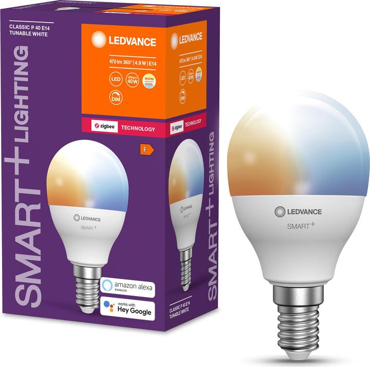 Immagine prodotto Ledvance Smart+ Mini (E14, 4.90 W, 470 lm, 1 x, F)