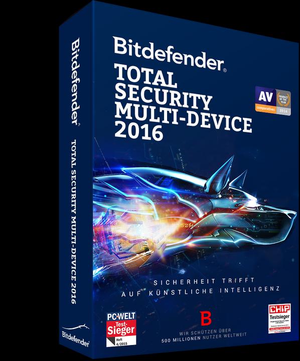 Bitdefender Total Security Multi-device ESD (5 User, 36 Monate)