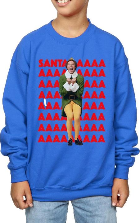 Immagine prodotto Elf Buddy Santa Scream Felpa Ragazzi (140, 146)