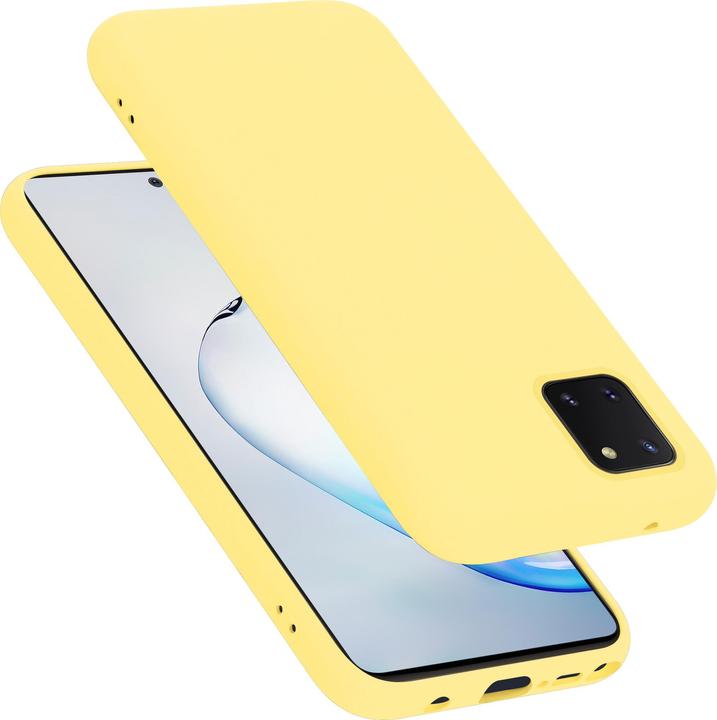 Immagine prodotto Cadorabo Copertura della cassa del silicone liquido TPU (Samsung Galaxy A81)