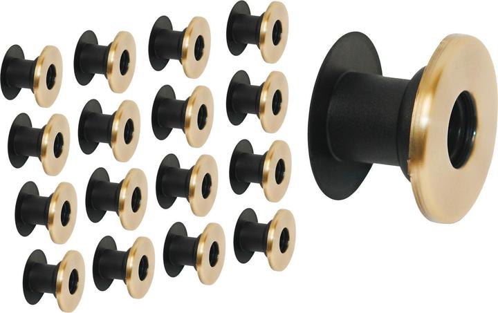 Actual product image Dema Table football ball bearing 16mm 'brass look' 16pcs.