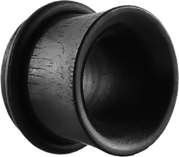 Star Piercing Flared Tunnel aus Areng Holz mit O-Ring (ohne Messing, Organisch)
