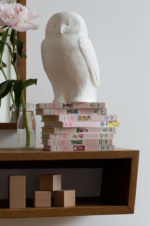 Actual product image Goodnight Light Akira the Owl Lamp White