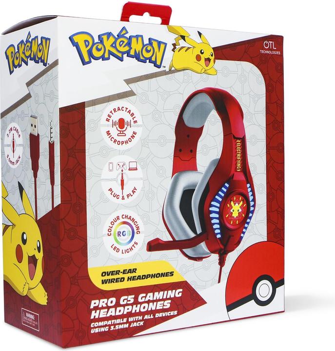 Immagine prodotto OTL Cuffie da gioco PRO G5 - Pokemon (PK0974) (Cablato)