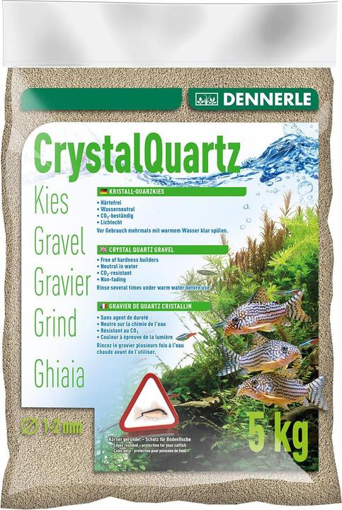 Actual product image Dennerle Natural white Gruntas 1-2 mm, 5 kg (Bottom ground, other items)