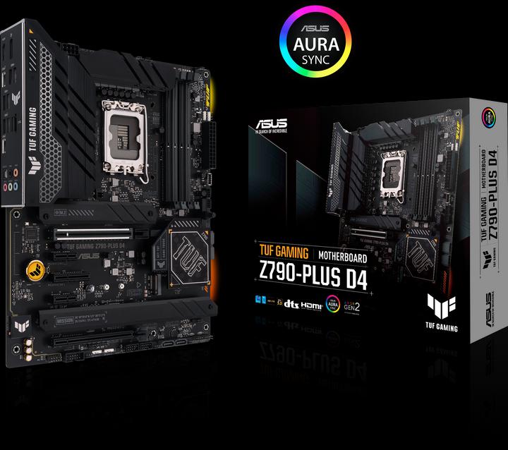 Produktbild ASUS TUF GAMING Z790-PLUS D4 (LGA 1700, Intel Z790, ATX)