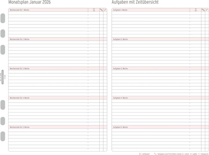 Image du produit Chronoplan Monatsplan (A5, Allemand)