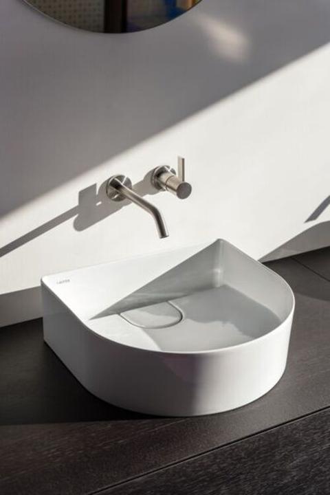 Immagine prodotto Laufen Lavabo Running Sonar, senza foro per rubinetto, senza sfioratore, 340x340mm, incl. coperchio in cera (340 mm, 340 mm)