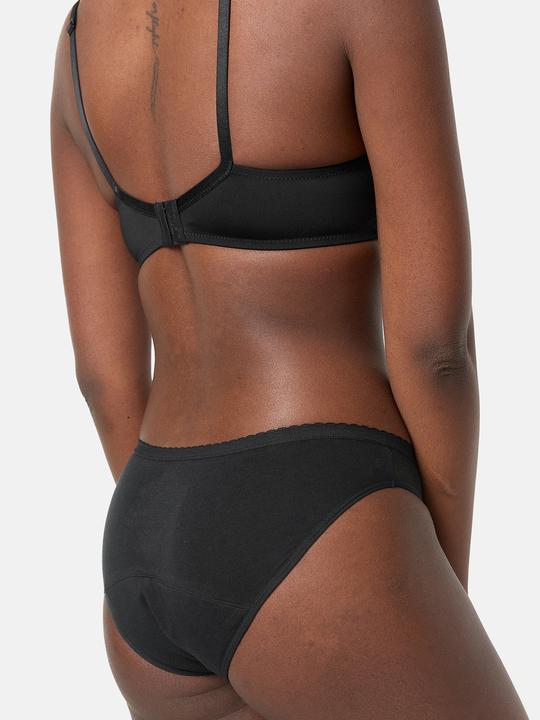 Produktbild DIM Slip Lace Medium schwarz mit Meshdetail (M)