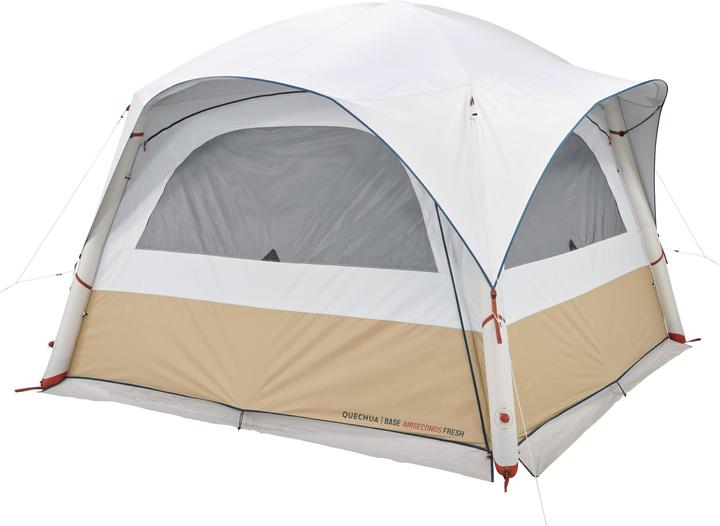 Quechua Base Airsecond Fresh (Aufblasbares Zelt, 14.90 kg, 8 Personen)