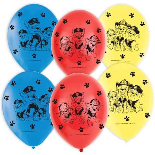 Image du produit Paw Patrol Ballons Pat Patrouille (6 x)