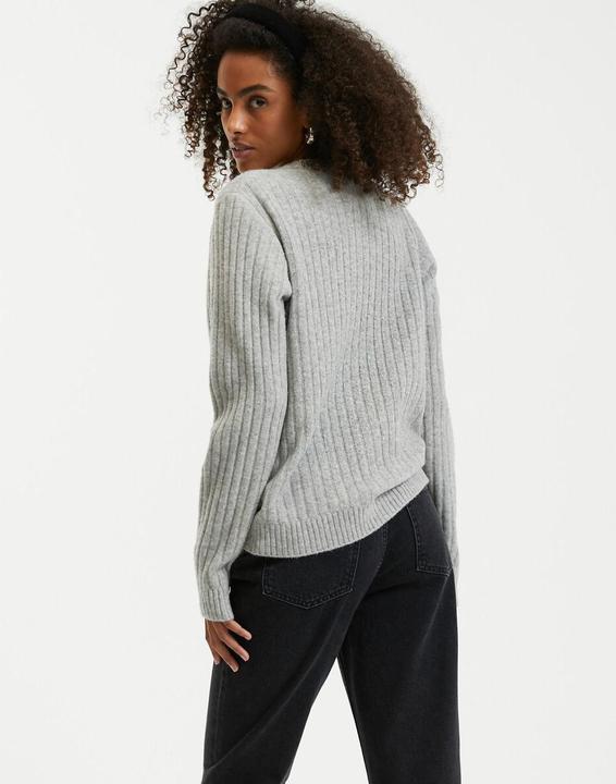 Actual product image La Redoute Collections Rib knit cardigan (38)
