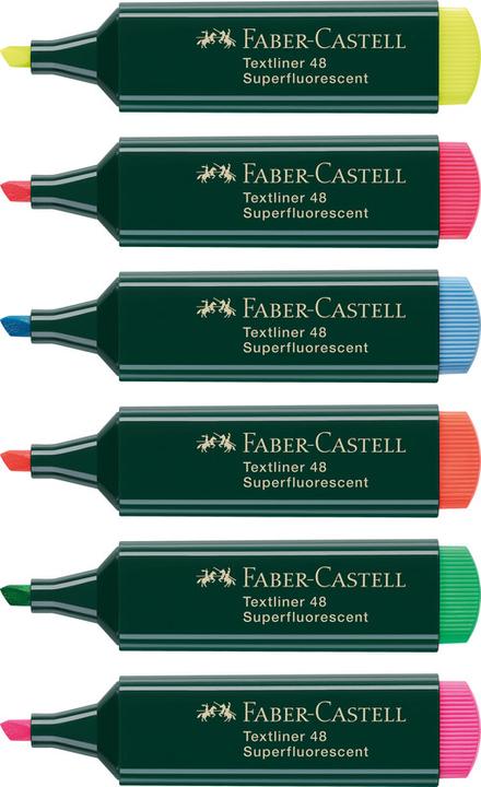 Actual product image Faber-Castell Highlighter Textliner 48 (Blue, 5 mm, 1 x)