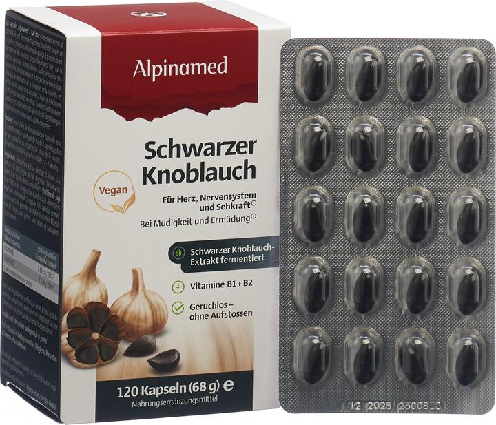 Image du produit Alpinamed Ail noir (120 pièce(s), Capsules, 103 g)