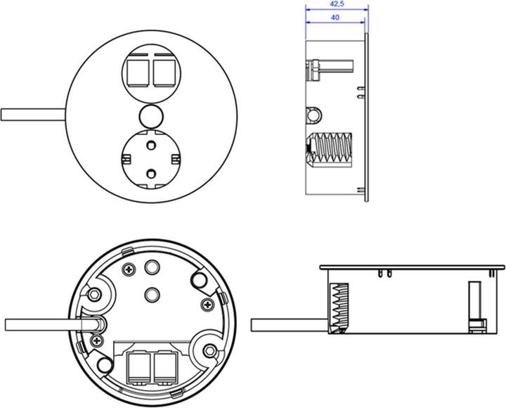 Produktbild Bachmann TWIST 1S 2P Power strip
