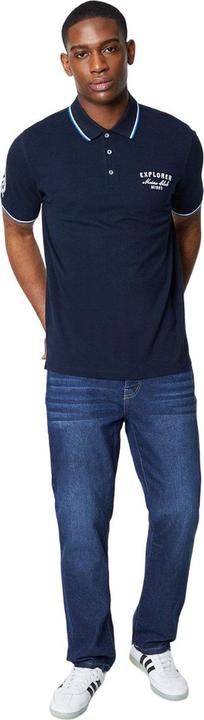 Actual product image Universal Textiles Mens Tipped Badge Polo Shirt (XL)