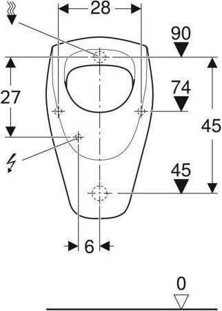 Actual product image Geberit Keramag / Urinal Renova wei 235300000
