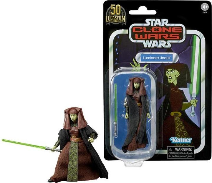 Produktbild Hasbro Star Wars Clone Wars The Vintage Collection Actionfigur Luminara Unduli VC215