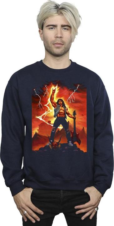 Actual product image Netflix Mens Stranger Things Hell Guitar Sweatshirt (S)