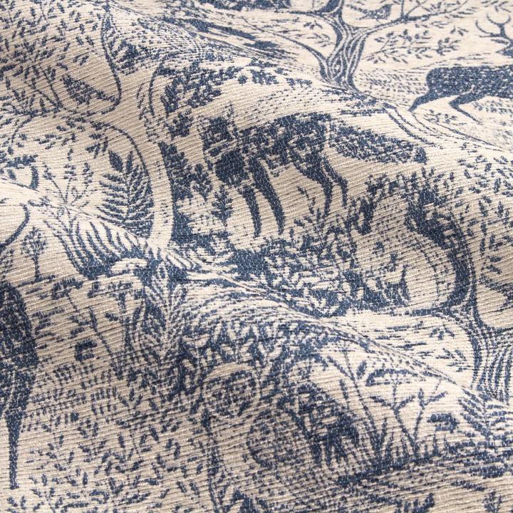 Produktbild Furn Ösenvorhänge Winter Woods Chenille Tiere (229 x 183 cm)