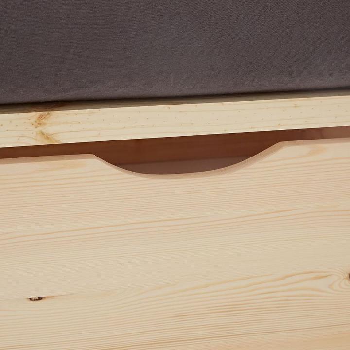 Image du produit Homestyle4u Palettenbett mit Lattenrost (100 x 200 cm)