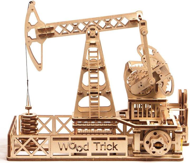 Image du produit Wood Trick Installation d'extraction de pétrole - Foreuse à pétrole - Kit de construction en bois 3D