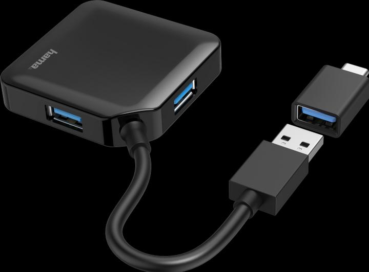 Produktbild Hama USB 3.2 Hub (USB-A, USB-C, 4 Ports)