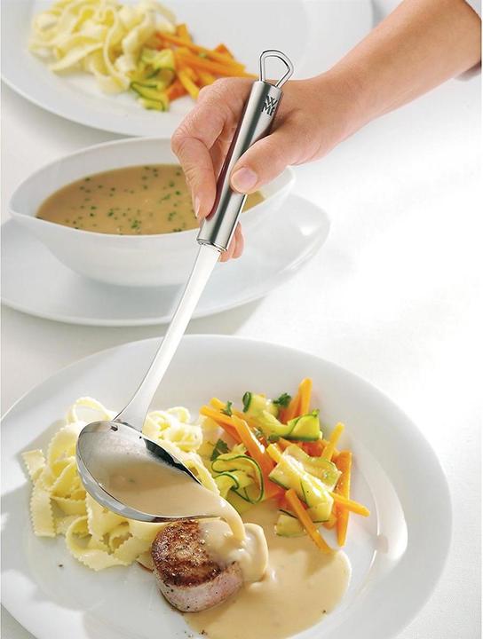 Productafbeelding WMF Sauslepel Sauslepel met tuit 28cm Profi Plus Roestvrij staal deel-mat