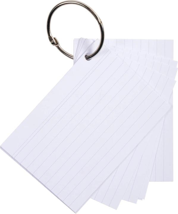 Produktbild Exacompta Flashcards (A7, 205 g/m², 50 x)