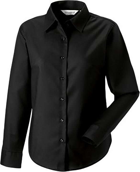 Produktbild Russell Collection Easy Care Oxford Bluse Langarm (6XL)