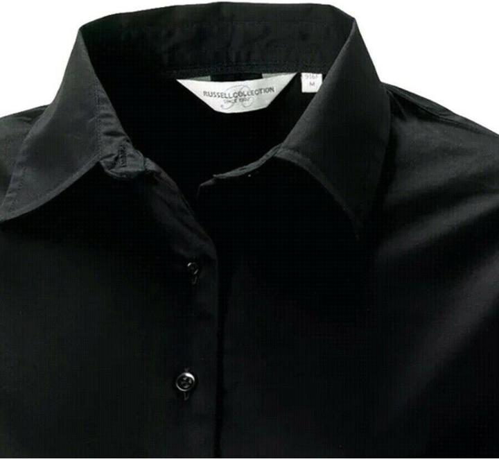 Produktbild Russell Collection Easy Care Oxford Bluse Langarm (6XL)