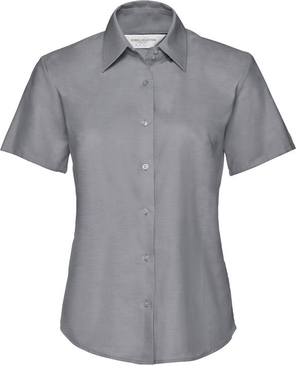 Produktbild Russell Collection Easy Care Oxford Bluse Kurzarm (S)