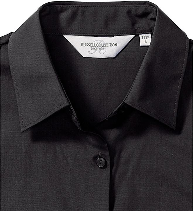 Image du produit Russell Collection Poplin Blouse à manches courtes facile d'entretien (M)