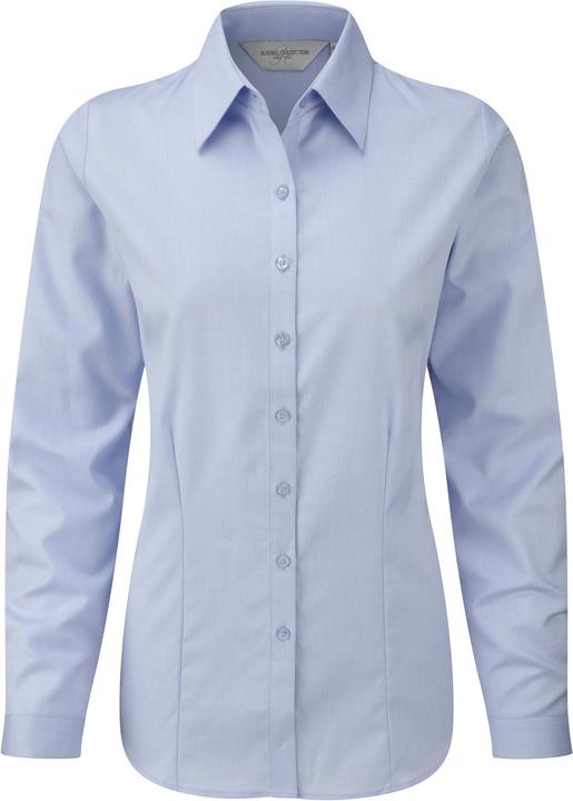 Produktbild Russell Bluse Hemd mit dezentem Fischgrätenmuster (XXL)