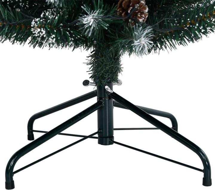 Actual product image VidaXL Künstlicher Weihnachtsbaum Tannenbaum Christbaum Schlank 300 LEDs 210cm (210 cm)