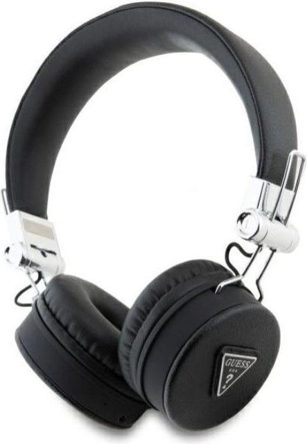 Immagine prodotto Guess PU Grained Triangle Logo ENC Cuffie senza fili Bluetooth - Nero (ANC, 32 h, Senza fili)