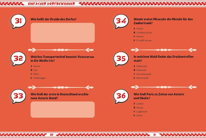 Image du produit Livre - Quiz Fans d'Astérix (Allemand)