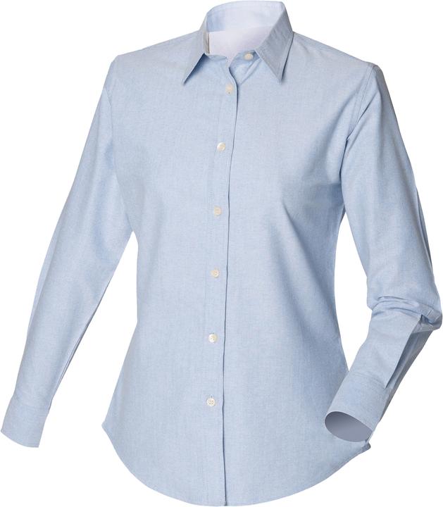 Henbury Oxford Bluse Langarm