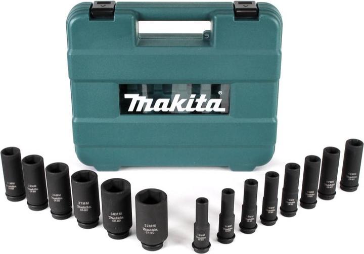 Produktbild Makita B-52308 (32 mm, 16 mm, 15 mm, 28 mm, 17 mm, 13 mm, 10  mm, 22 mm, 19 mm, 31 mm, 14 mm, 25 mm, 30 mm, 26 mm, 21 mm, 18 mm, 23 mm, 12 mm, 24 mm, 29 mm, 20 mm, 27 mm, 11 mm)