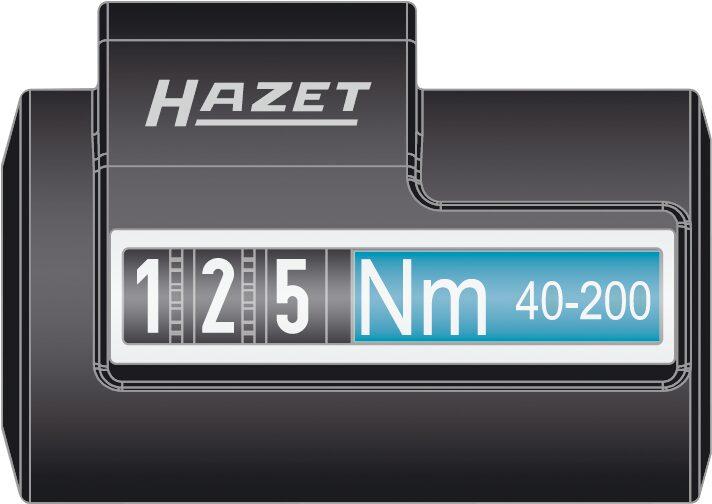 Produktbild HAZET Drehmomentschlüssel 5123-2CLT ∙ Nm min-max: 60 - 320 Nm ∙ Toleranz: 4% ∙ Vierkant 12,5 mm (1/… (1/2", 60 Nm, 320 Nm)