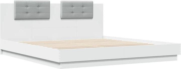 Image du produit VidaXL Cadre de lit avec tête de lit et lampes LED (180 x 200 cm)