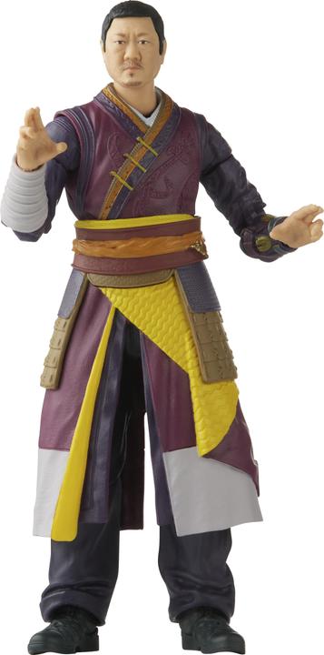 Actual product image Hasbro Legends Series Marvel's Wong Collectible Figure (15 cm), 4 Accessories and 1 Build-A-Figure Element