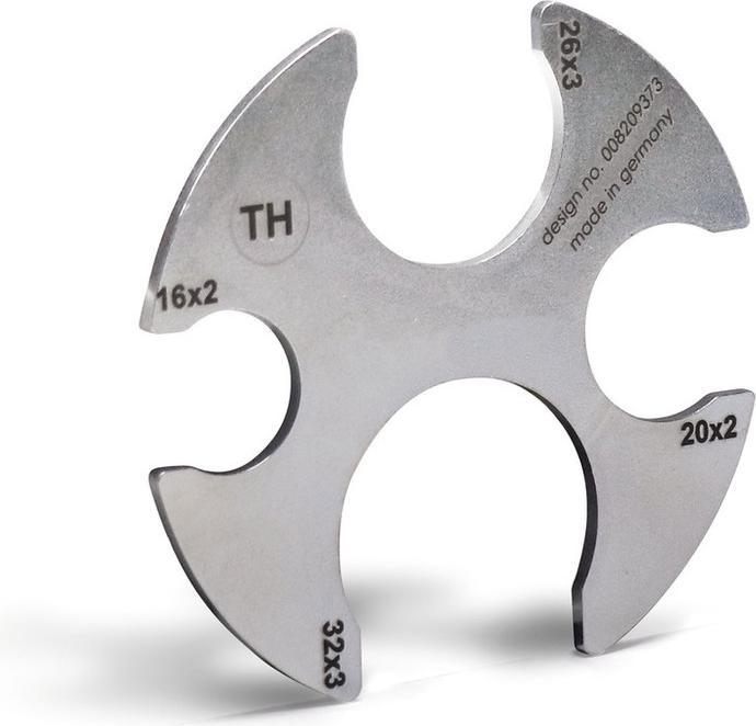 Actual product image Pipetec SANPRO test gauge for THPRESS fittings - Pressfittings 16 - 32 mm