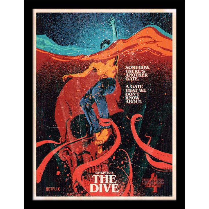 Image du produit Stranger Things - Poster encadré CHAPTER THE DIVE (40 x 30 cm)