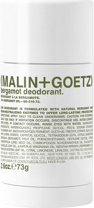 Malin+Goetz Bergamot Deodorant (Stick)