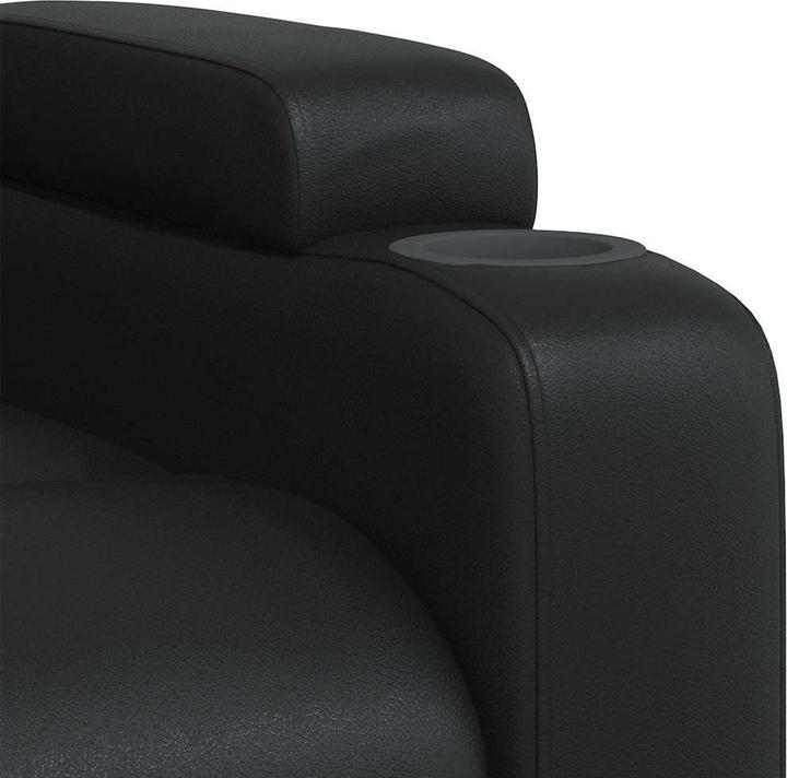 Produktbild VidaXL Massagesessel Schwarz Kunstleder,Farbe: Schwarz,Material